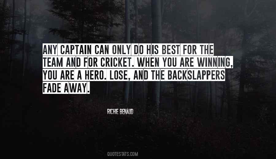 Quotes About Cricket Captain #1027613