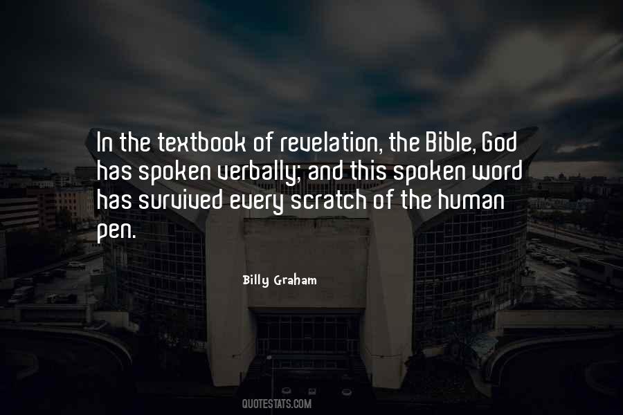 Quotes About Revelation In The Bible #1107776