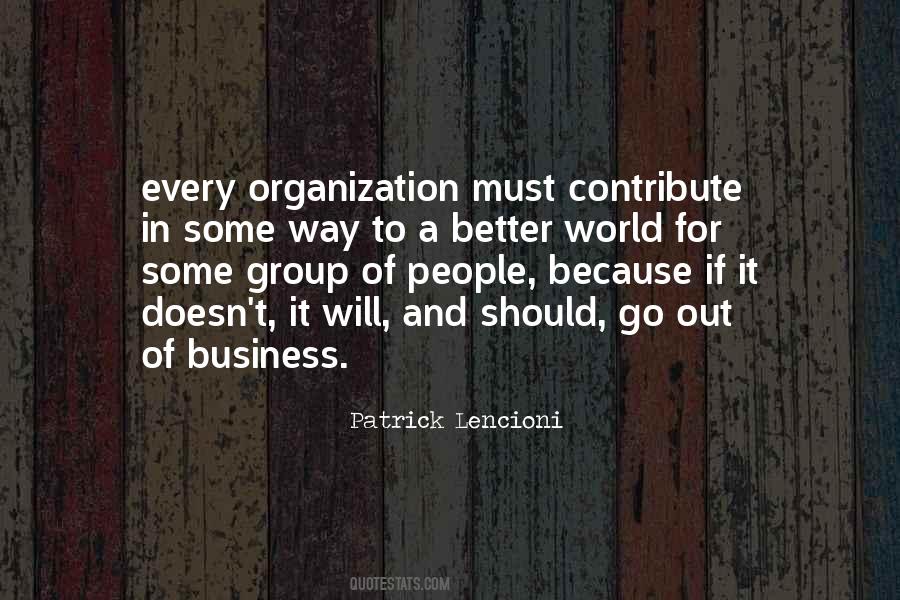 Business Organization Quotes #486127
