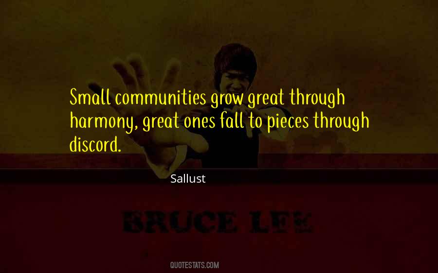 Quotes About Small Communities #1041663
