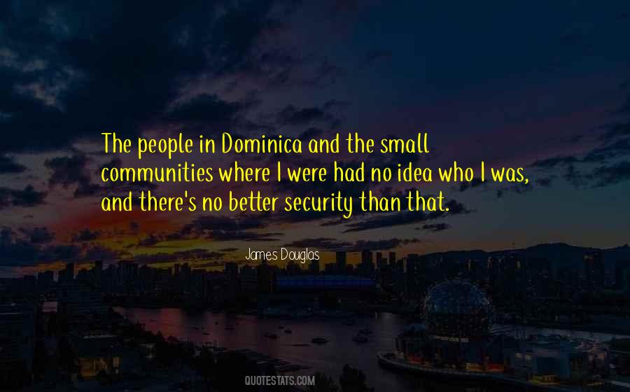 Quotes About Small Communities #1067651