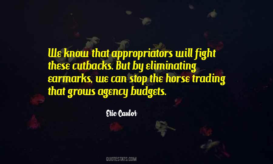 Quotes About Horse Trading #411626