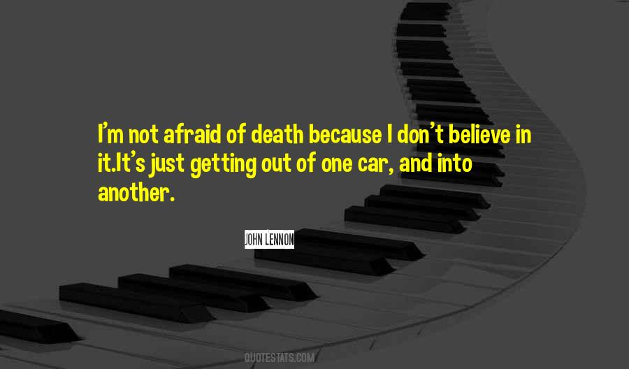 Quotes About Afraid Of Death #195532