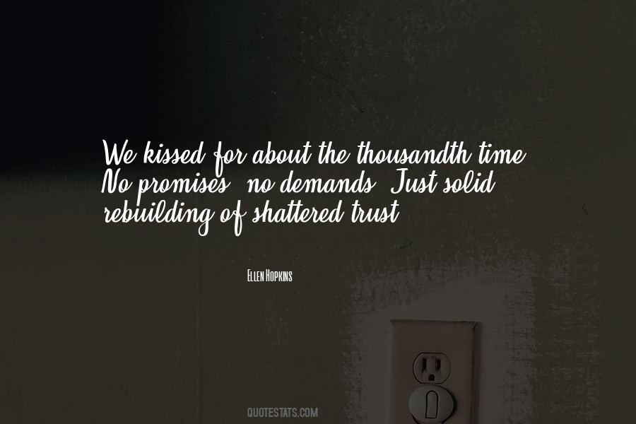 Quotes About Shattered Trust #452021
