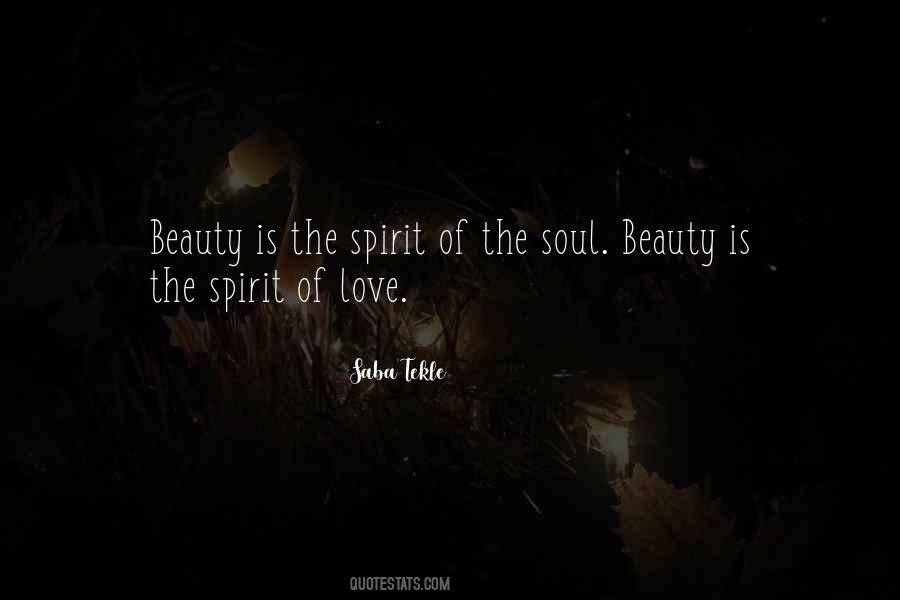 Quotes About The Spirit Of Love #1752046