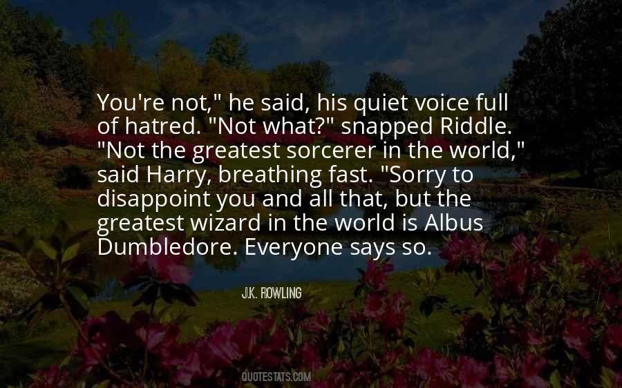 Quotes About Dumbledore #146090