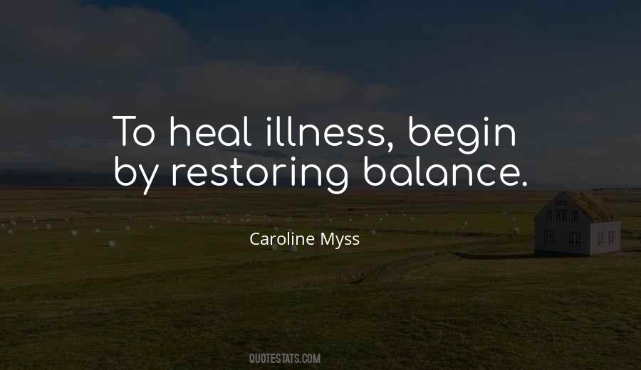 Quotes About Restoring Balance #24698