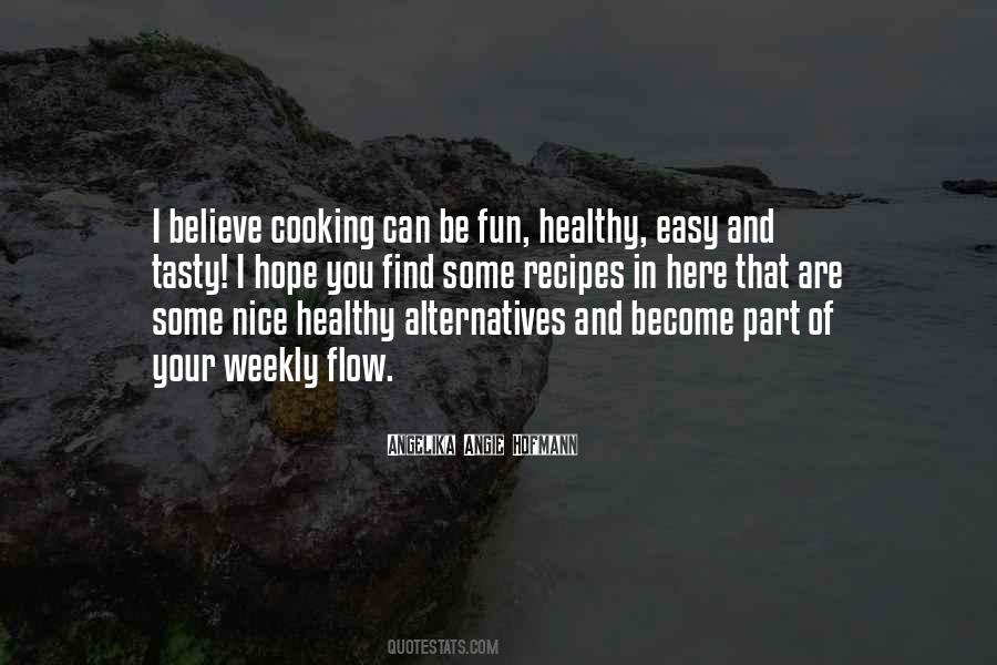 Quotes About Cooking Healthy #1422445