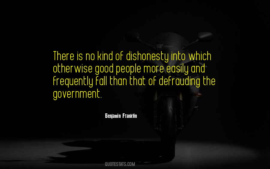 Defrauding The Government Quotes #372960