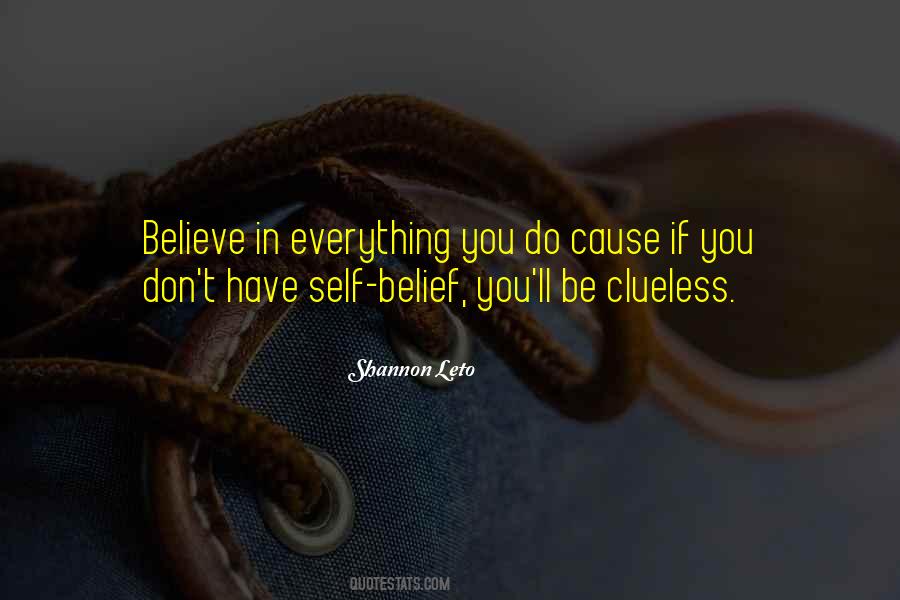 Quotes About Belief In Self #999557