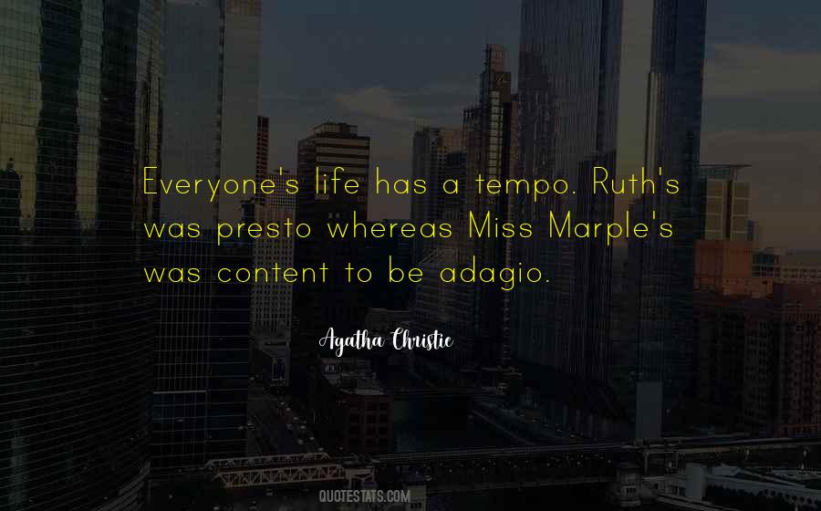 Quotes About Tempo #798249