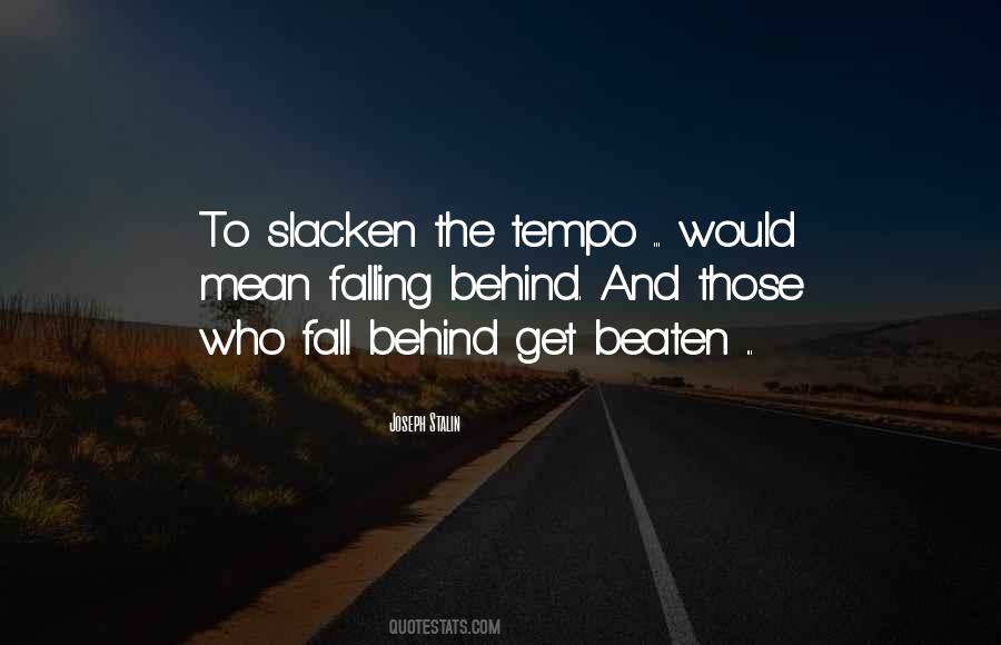 Quotes About Tempo #831584