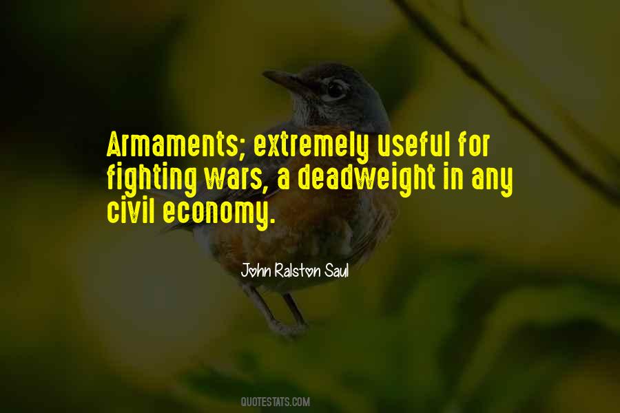 Quotes About Armaments #1087996