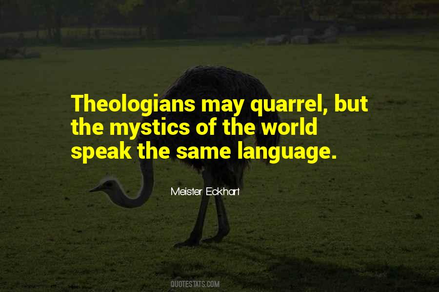 Theologians May Quarrel Quotes #1290496
