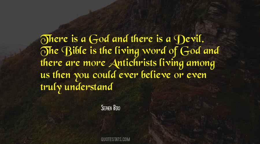 Bible Is The Word Quotes #1008241