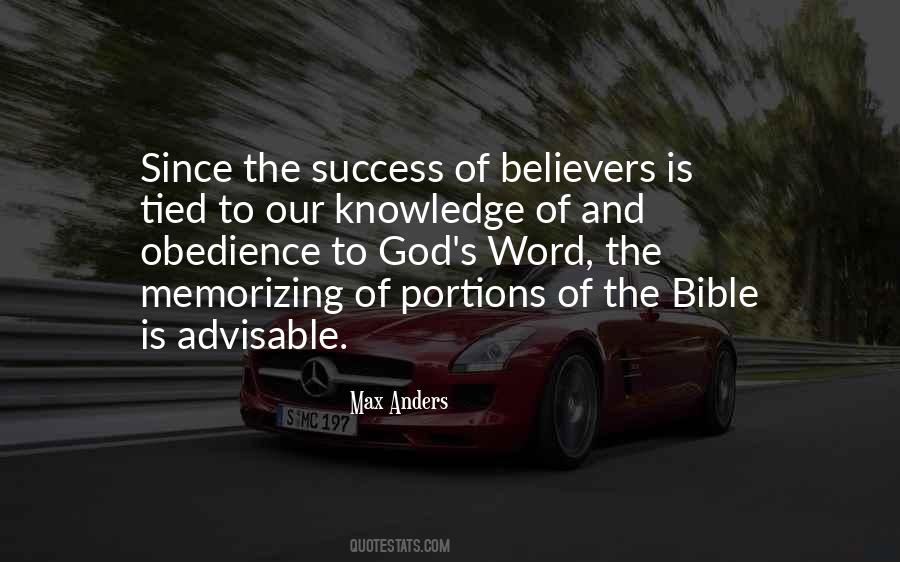 Bible Is The Word Quotes #802152