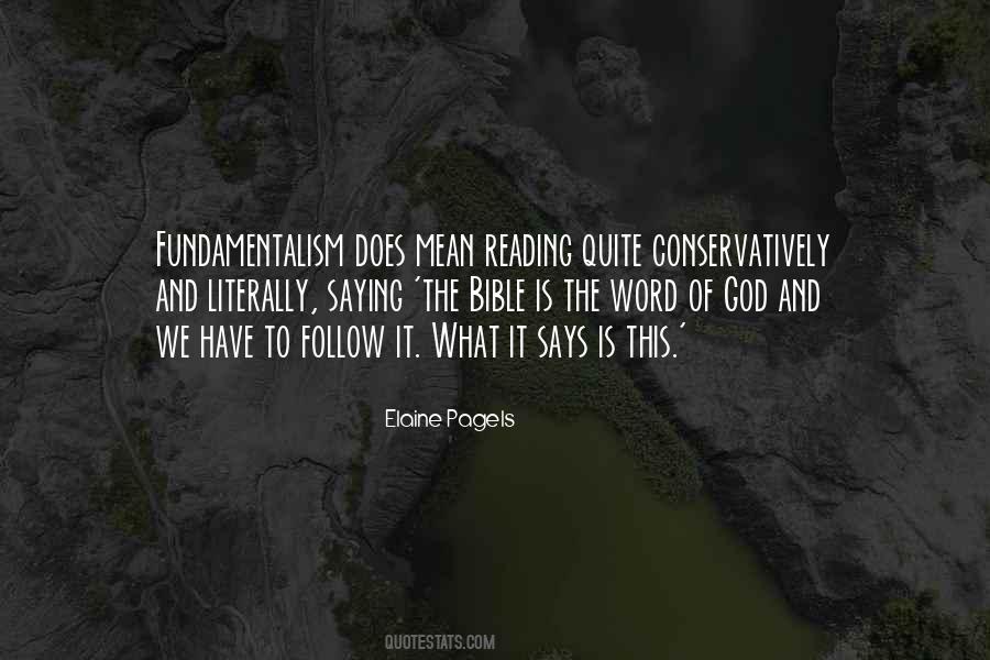 Bible Is The Word Quotes #834046