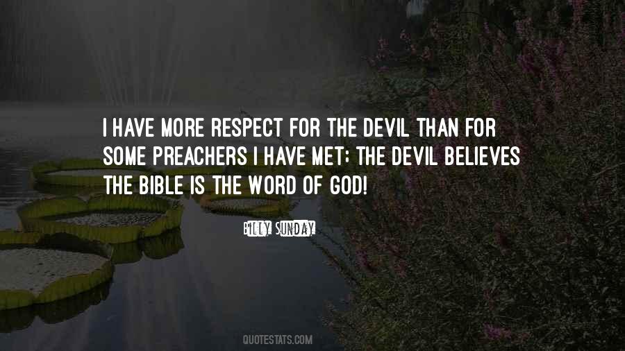 Bible Is The Word Quotes #850960