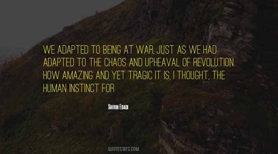 Quotes About Chaos And War #99252