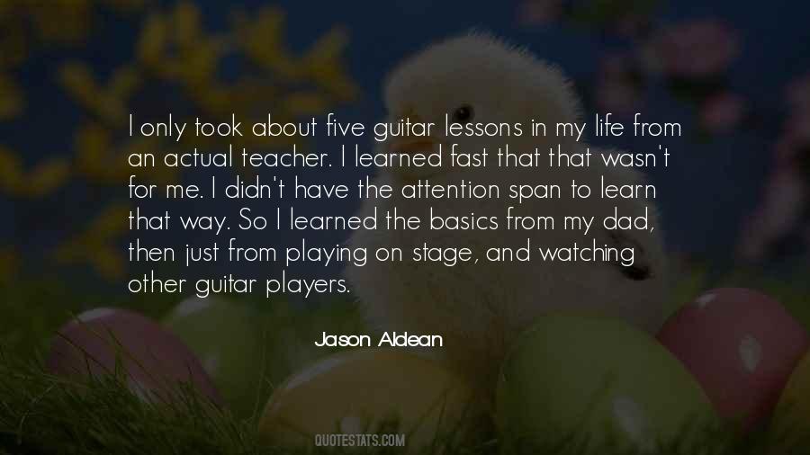 Guitar Life Quotes #1556526