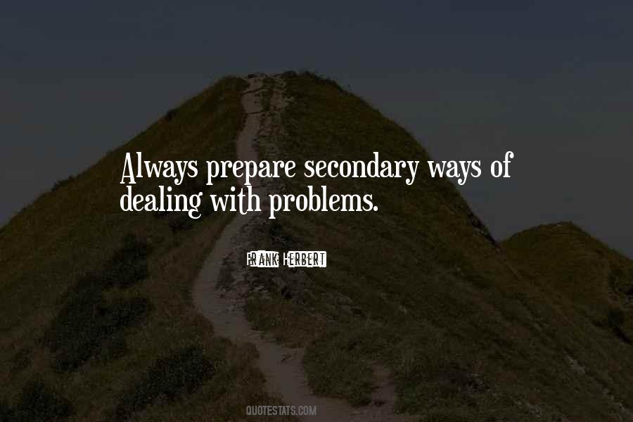 Quotes About Dealing With Problems #157142