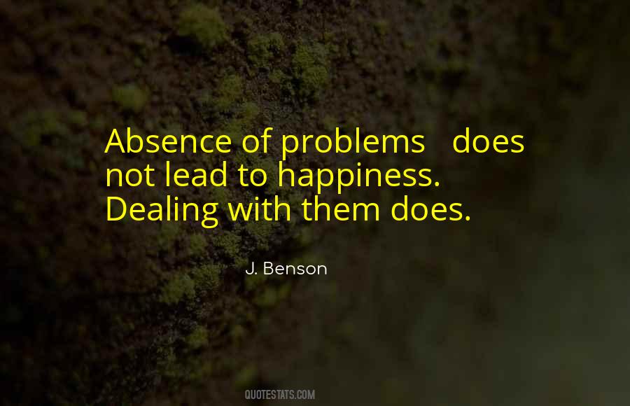 Quotes About Dealing With Problems #496101