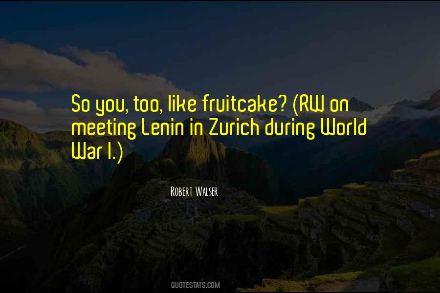 Quotes About Zurich #164169