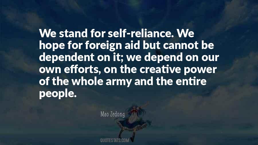 Quotes About Self Reliance #1133442