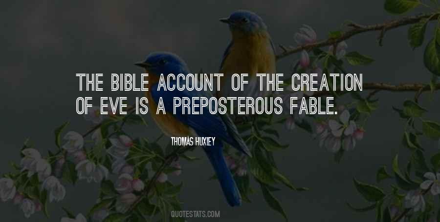 Bible Creation Quotes #833216