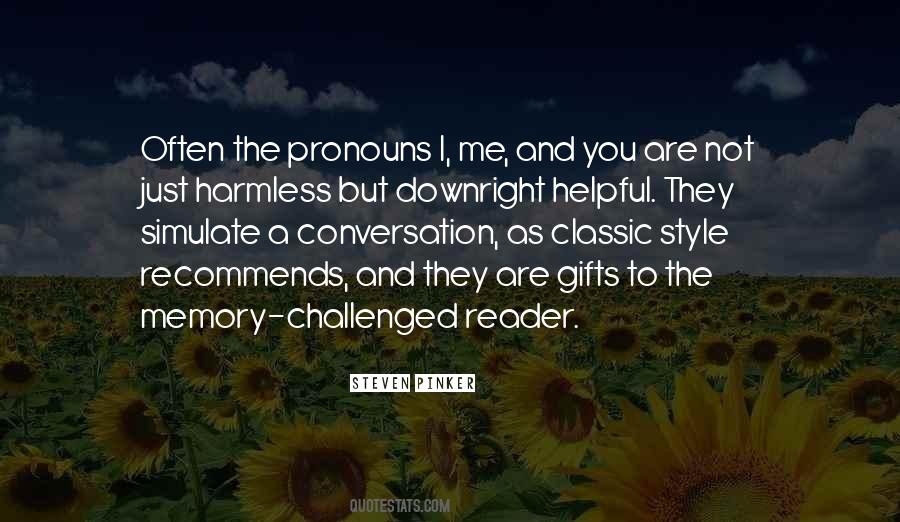 Quotes About Pronouns #303671