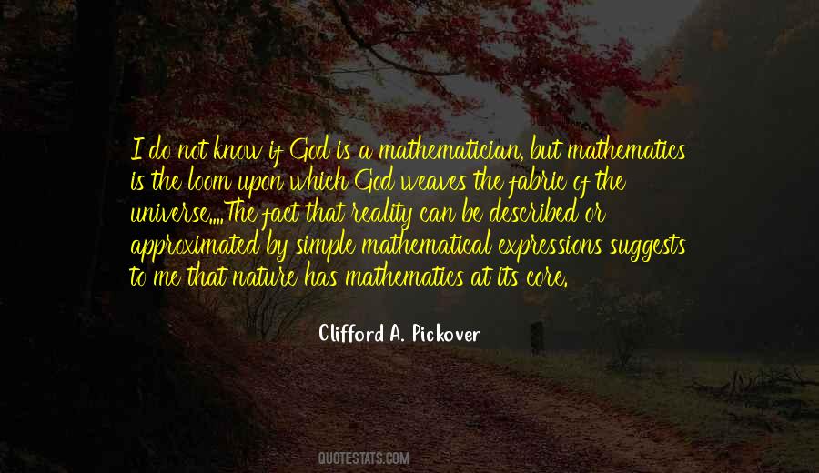 Quotes About Mathematics In Nature #1519133