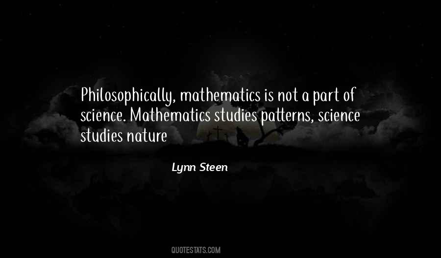 Quotes About Mathematics In Nature #1562156