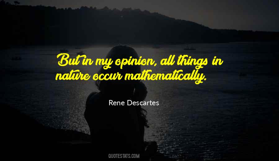 Quotes About Mathematics In Nature #1852337