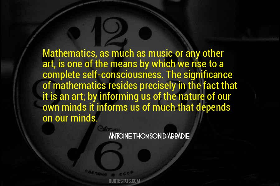 Quotes About Mathematics In Nature #389693