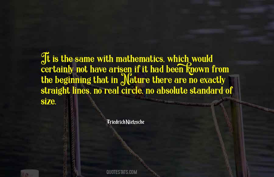 Quotes About Mathematics In Nature #391095