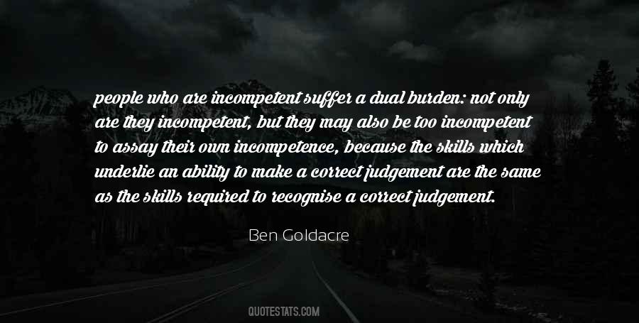 Quotes About People's Judgement #1108275