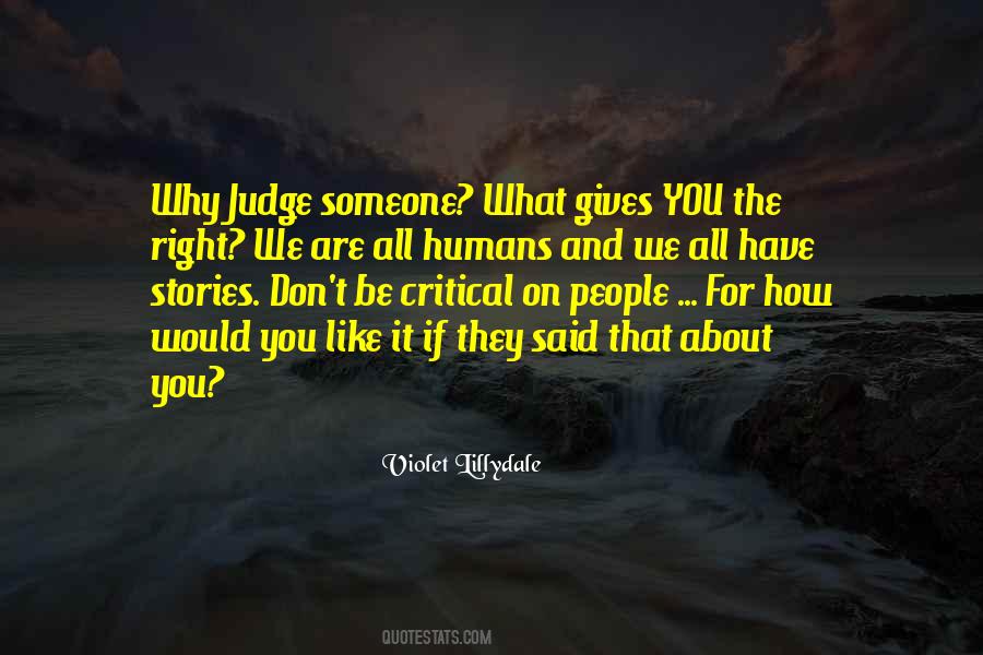 Quotes About People's Judgement #1525830