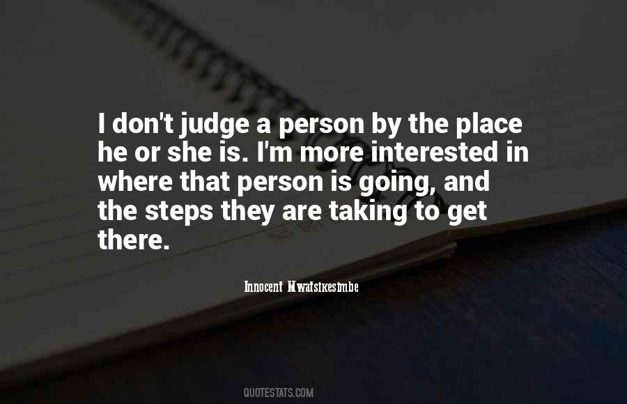 Quotes About People's Judgement #789045