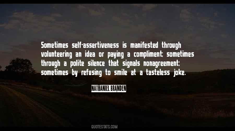 Quotes About Assertiveness #414914