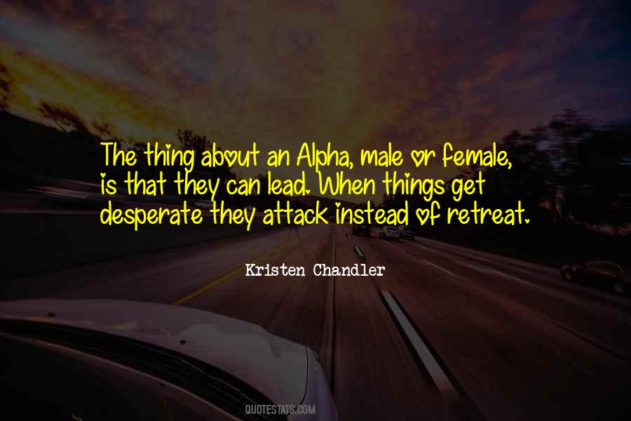 Quotes About Alpha Female #1113459
