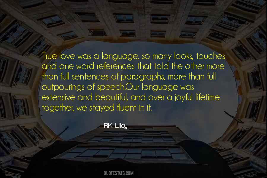 Looks Of Love Quotes #123011