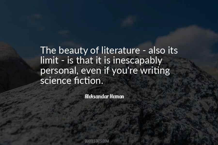 Quotes About Writing Science Fiction #1369690