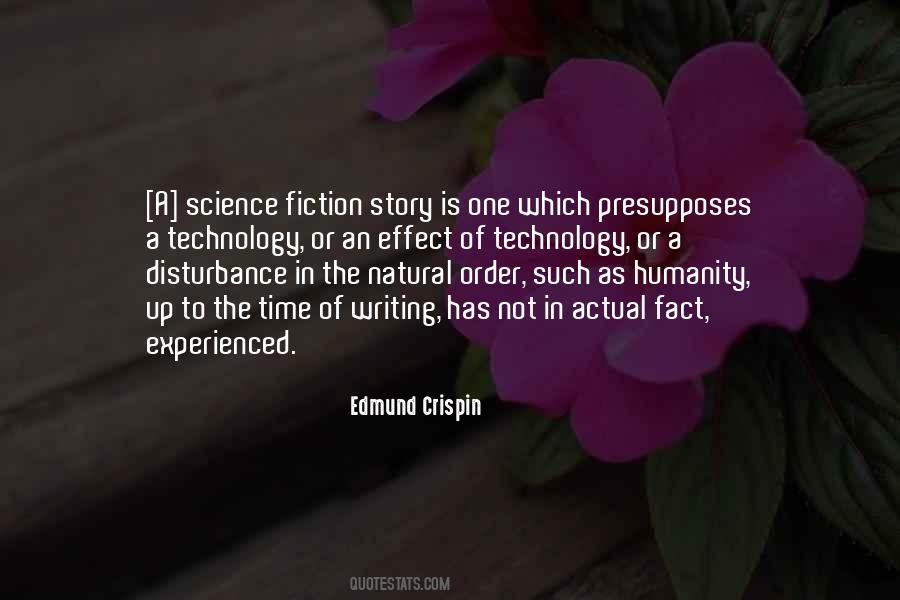 Quotes About Writing Science Fiction #1844276