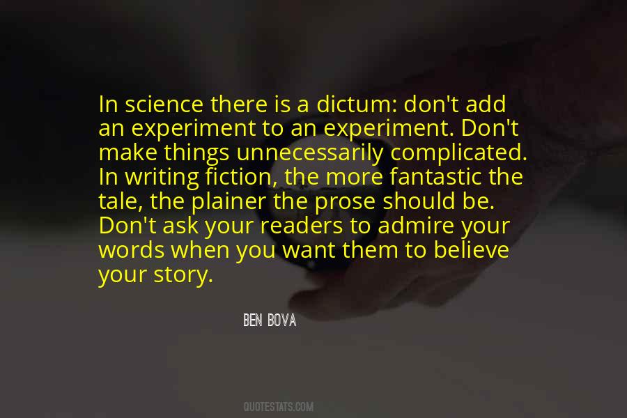 Quotes About Writing Science Fiction #707355