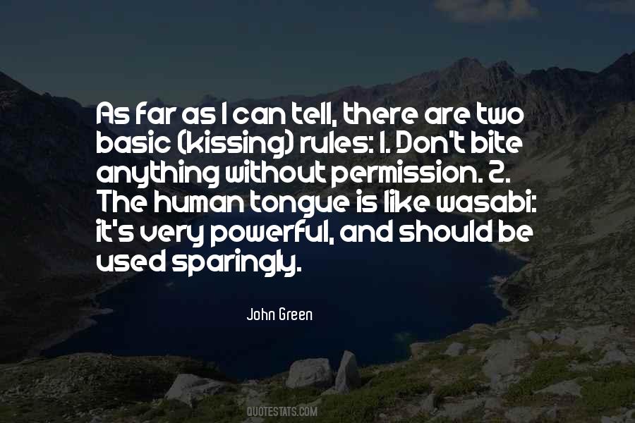 Quotes About Tongue Kissing #1299679