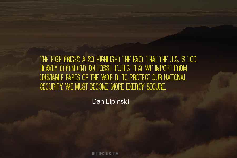 Quotes About Energy Security #91127