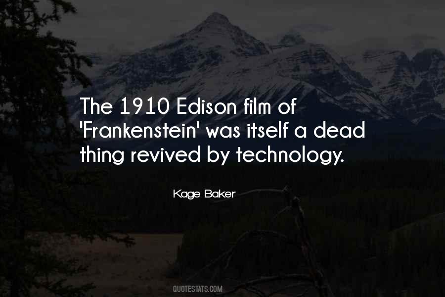 Quotes About Technology In Frankenstein #922704