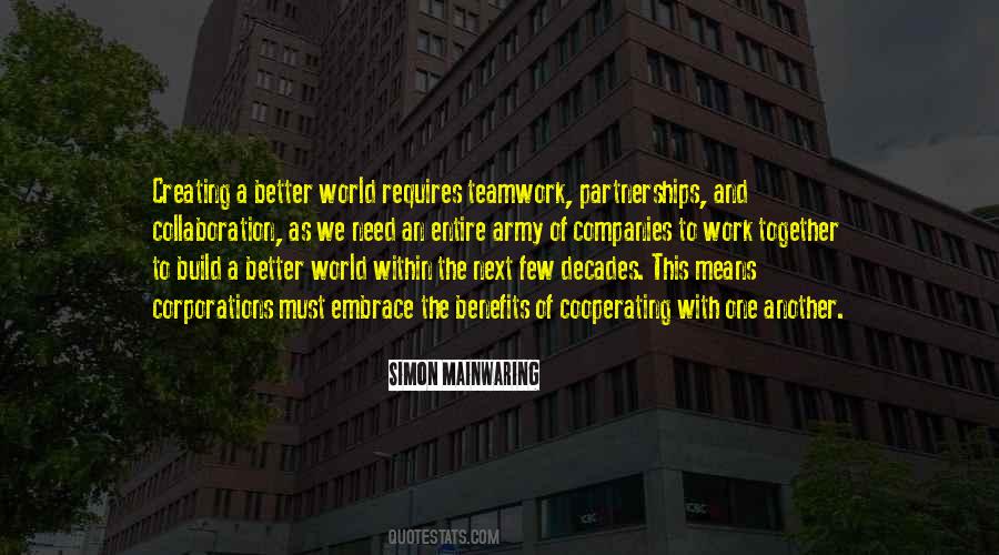Quotes About A Teamwork #523390