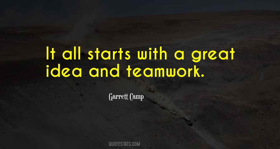 Quotes About A Teamwork #829708