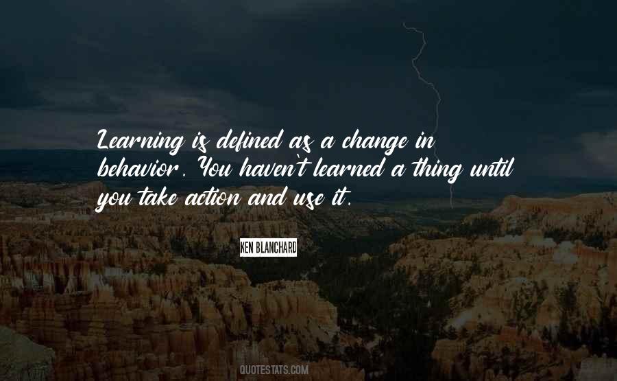 Quotes About Change And Learning #26026